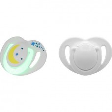 Mamajoo İkili Ortodontik Silikon Emzik Gece-Gündüz/ 6+m/Ay Mamajoo İkili Ortodontik Silikon Emzik Gece-Gündüz/ 6+m/Ay