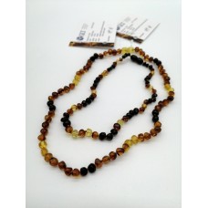 GLT Sertifikalı Baltık Karışık Sıralı Kehribar Anne Bebek Kolye Seti GLT Sertifikalı Baltık Karışık Sıralı Kehribar Anne Bebek Kolye Seti