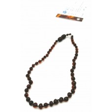 GLT Sertifikalı Damla Kehribar Bebek Vişne Mat Kolye