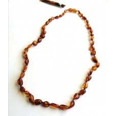 GLT Sertifikalı Damla Kehribar Bal Yetişkin Kolye