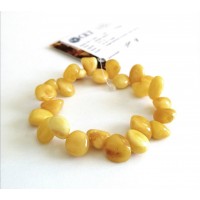 GLT Sertifikalı Baltık Damla Kehribar Bal Yetişkin Bileklik