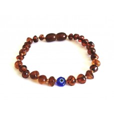 Nazar Boncuklu Kehribar Bebek Bileklik Nazar Boncuklu Kehribar Bebek Bileklik