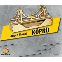 Ahşap Maket Köprü - Boyanabilir Ahşap Maket Köprü - Boyanabilir